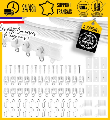 Rail rideau plafond flexible - , 3