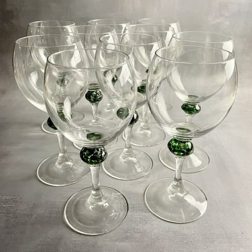 Grand verre pied eau - verre, à