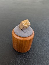 Chevalière or 18k HP