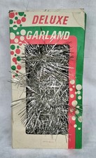 Ancienne Guirlande De Noël. 3 Mètres. Vintage. Boîte D'origine. Décoration Sapin