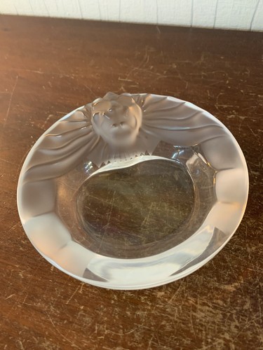 Cendrier lion cristal - en,