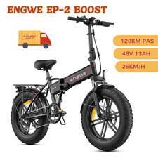 ENGWE EP-2 BOOST 20'' Vélo électrique 250W 48V 13Ah pliable Adulte E-Bike 120KM