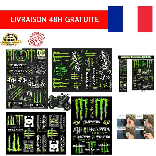 Lot autocollants monster - lot, 4