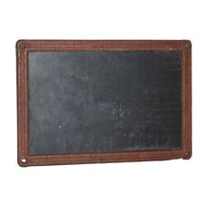 Ancienne véritable ardoise d'écolier cadre en caoutchouc cuit ?