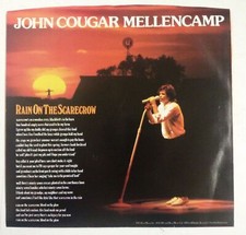 John Cougar Mellencamp Pluie sur l'épouvantail Single 7" USA 1985