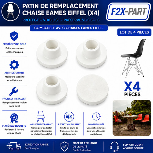 Patins blancs rechange - blancs, pour