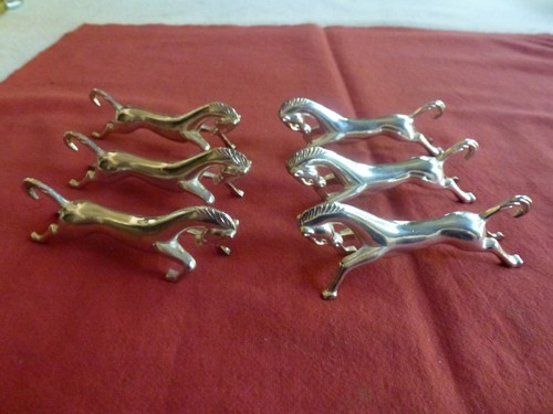 Six porte couteaux cheval - six,