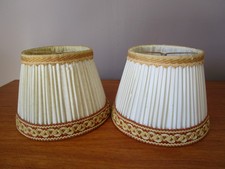 Lot de 2 abat jours en tissus