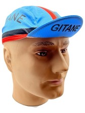 Vintage Gitane Cycling Hat Cap Flip Up Leroux