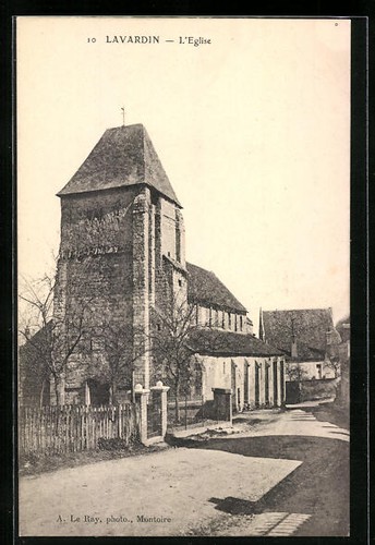 Cpa lavardin eglise - cpa, l´eglise