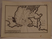 CARTE MARINE XVIII° SIECLE