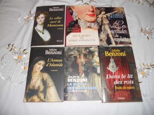Juliette benzoni lot de 6 - juliette, ,
