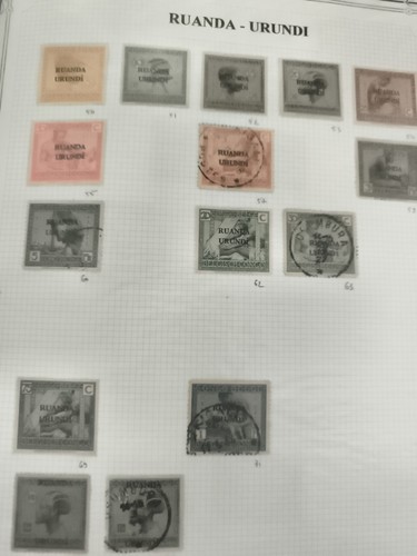 Timbres ruanda urundi - timbres, anciens