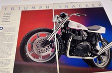 Triumph  Street Tracker Motorcycle 5 Page Magazine Article Ad#537