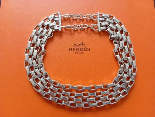 Rare collier argent vintage - collier, en