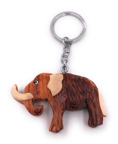 Porte clés bois artisanale - en,