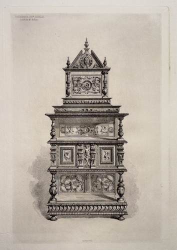 Credence xvie noblet - xvie, gravure