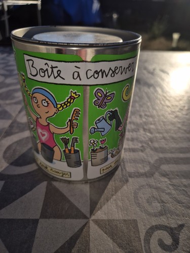 Boîte conserver métal - boîte, à