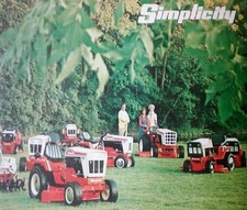 Simplicity 1976 Color Sales Brochur 7000 6000 4000 3000 9020 Lawn Garden Tractor