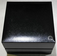 Montblanc vintage black watch box big size like new