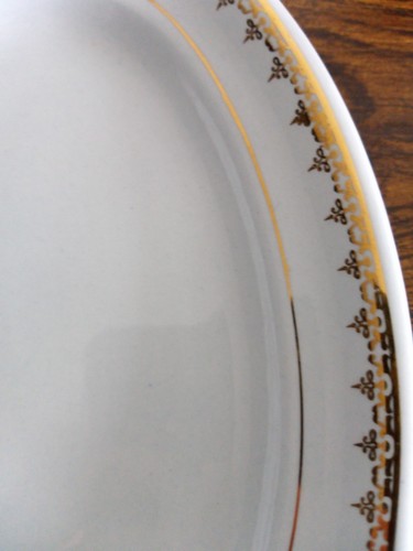 Plat porcelaine villeroy - villeroy, et