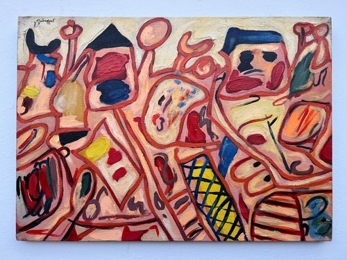Tableau huile sur - , toile