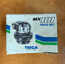 TIOGA MX 101 COMPLETE HEADSET NEW IN BOX  WHITE OLD SCHOOL BMX Headset & Locknut