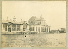 France, Paris, the Celestial Globe Vintage Print, 1900 World's Fair