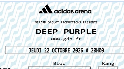 Billet concert deep purple - deep,