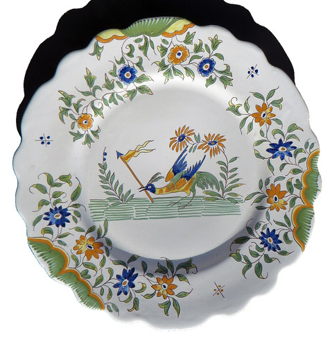 Assiette style moustiers - assiette,