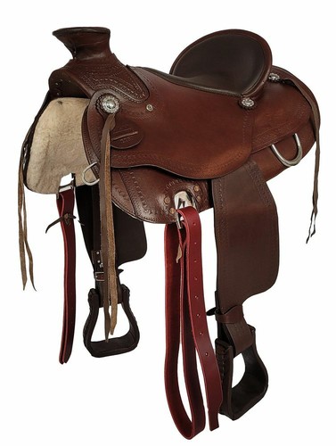 Cuir buffle selle western - cuir,