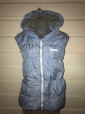Bench quilted full zip hooded puffer vest size XL