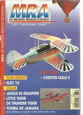 MRA N°673 PLAN: "ELEC-15" ELECTRIC PLANE / GRAUPNER JAVELIN / LITTLE TIGER