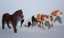 Playmobil lot of horses pony foal (ref: PL61)