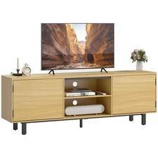 HOMCOM Meuble TV 160x35x55.5cm