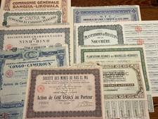 Très joli lot de 9 anciennes