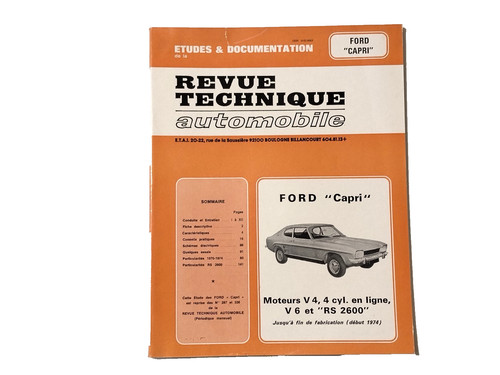 Ford capri 2600 - v6, v4