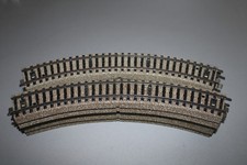 Märklin 5120 10 Pièces De Rail Courbé M-Gleis Échelle H0
