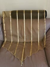 Paire de rideaux dorés et