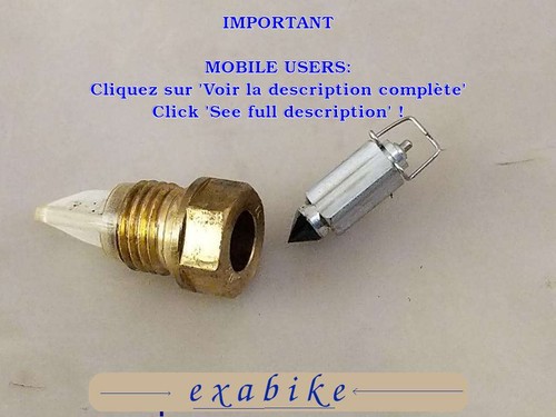Pointeau carburateur pour - de,