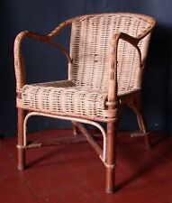 Fauteuil ENFANT  osier rotin  VINTAGE chaise