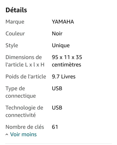Piano neuf yamaha 220 - piano,