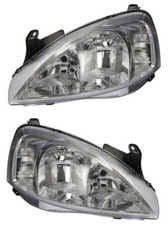 PHARE AVANT GAUCHE + DROIT ELECTRIQUE POUR OPEL COMBO C, CORSA C 09.00-10.10