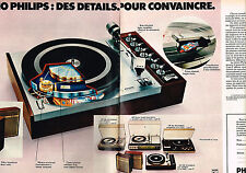 1973 PHILIPS ADVERTISING 104 ADVERTISING stereo electrophone (2 pages)