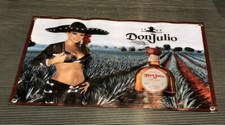 Don Julio Tela Striscione Bar Pub Insegna Bottiglia Tequila Poster Charro Hat