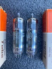1960/s 2 x super selected el84 6bq5 tungsram same code nos nib new perfect tubes
