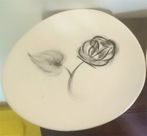 Assiettes anciennes plates - 4,