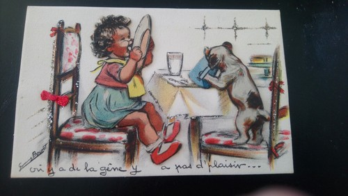 Cpa illustrateur germaine - /,