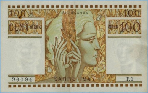 100 mark sarre france - 100,