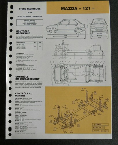 Fiche technique automobile